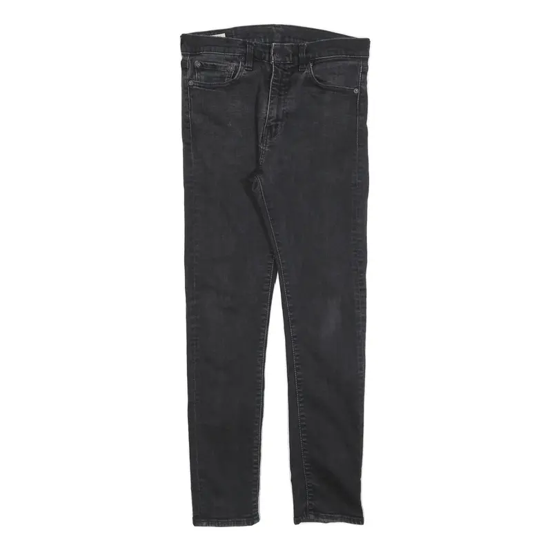 Levi's 510 Big E Mens Jeans Black Slim Skinny Denim Medium W32 L29 1