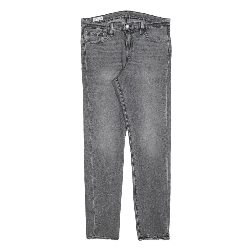 Levi's 510 Big E Mens Jeans Grey Slim Skinny Denim Medium W33 L32 Stretch Cotton 1