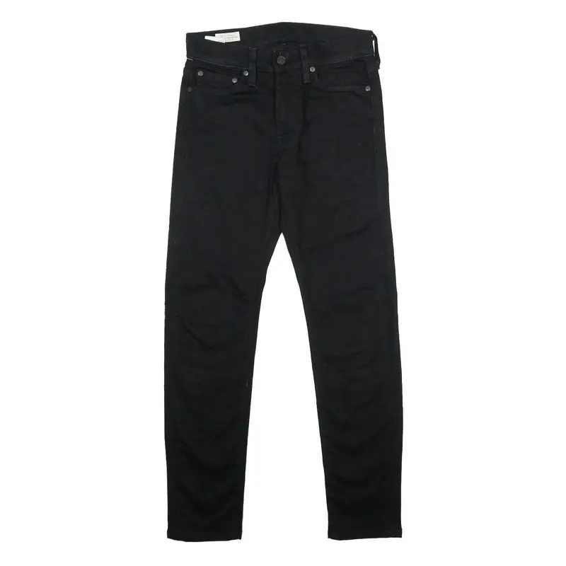Levi's 510 Big E Mens Slim Black Denim Raw W28 L32 Slim Fit Jeans 1