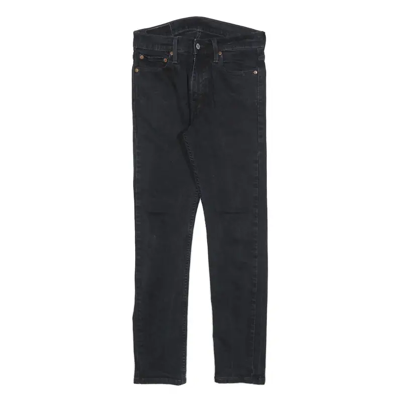 Levi's 510 Mens Jeans Black Slim Skinny Denim Medium W30 L30 Stretch Cotton 1