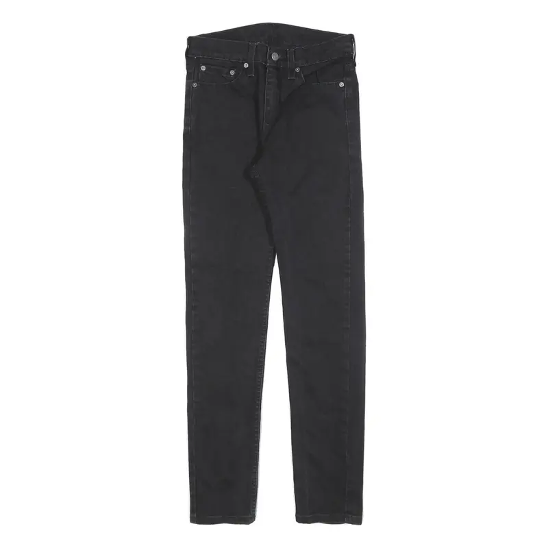Levi's 510 Mens Jeans Black Slim Skinny Denim Raw W28 L32 Stretch Cotton Blend 1