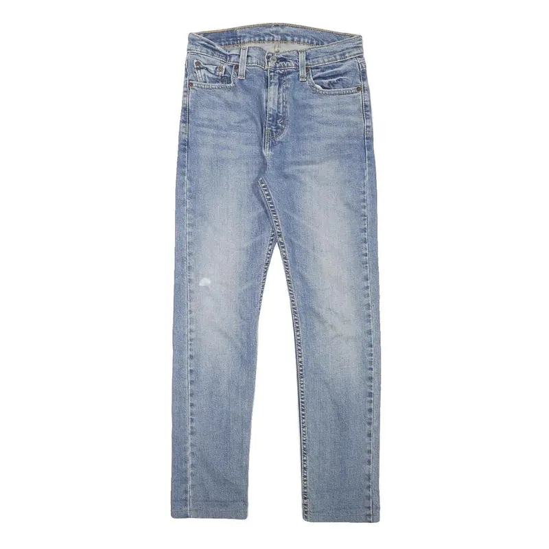 Levi's 510 Mens Jeans Blue Slim Skinny Denim Medium W28 L29 Slim Fit Zip 1
