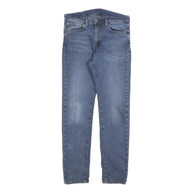 Levi's 510 Mens Slim Jeans Blue Denim W32 L32 Zip Cotton Blend 1