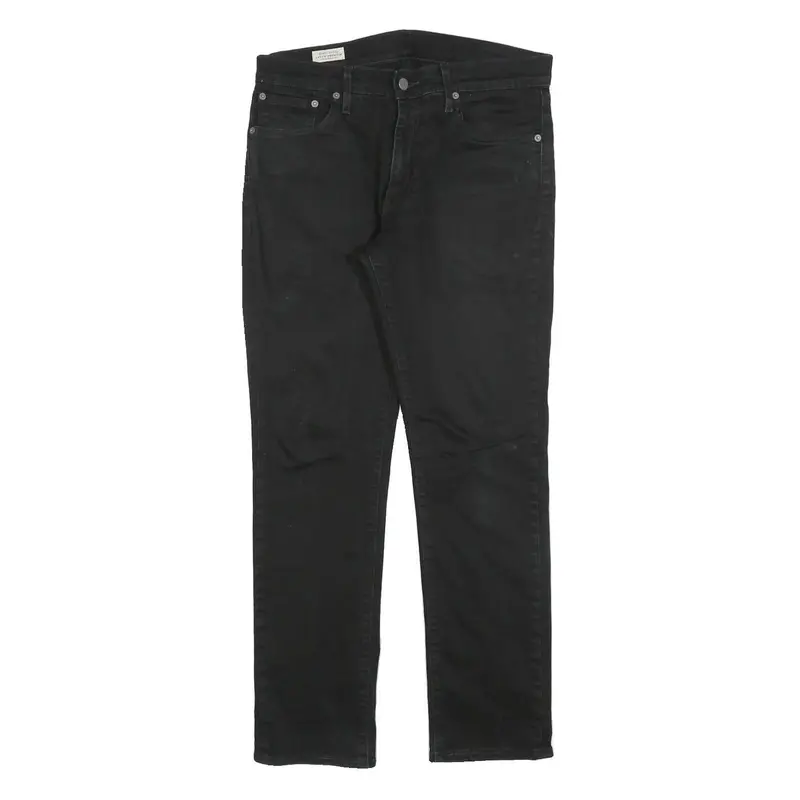 Levi's 511 Big E Mens Black Slim Skinny Denim Dark W32 L30 Slim Fit Jeans 1