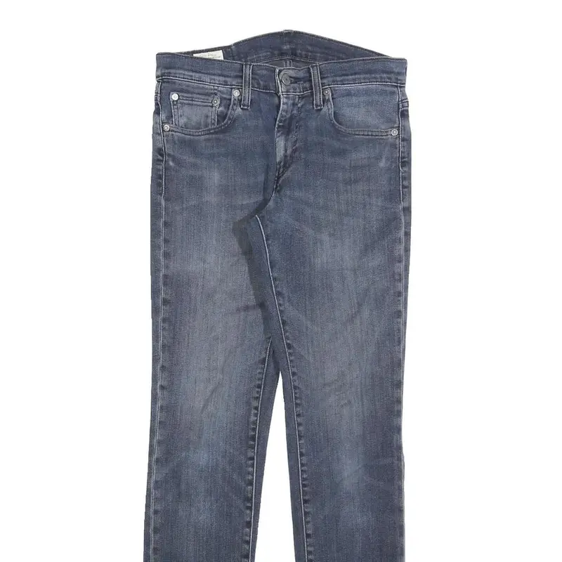 Levi's 511 Big E Mens Jeans Blue Slim Skinny Denim Medium W29 L32 Vintage Retro 2