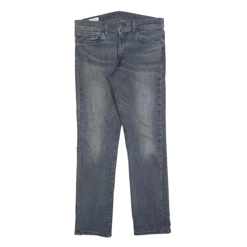 Levi's 511 Big E Mens Jeans Blue Slim Skinny Denim Medium W31 L30 Classic Zip 1