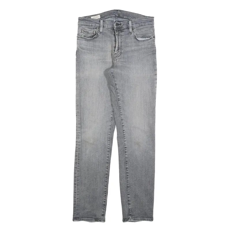 Levi's 511 Big E Mens Slim Grey Denim Medium W30 L32 Classic Zip Jeans 1