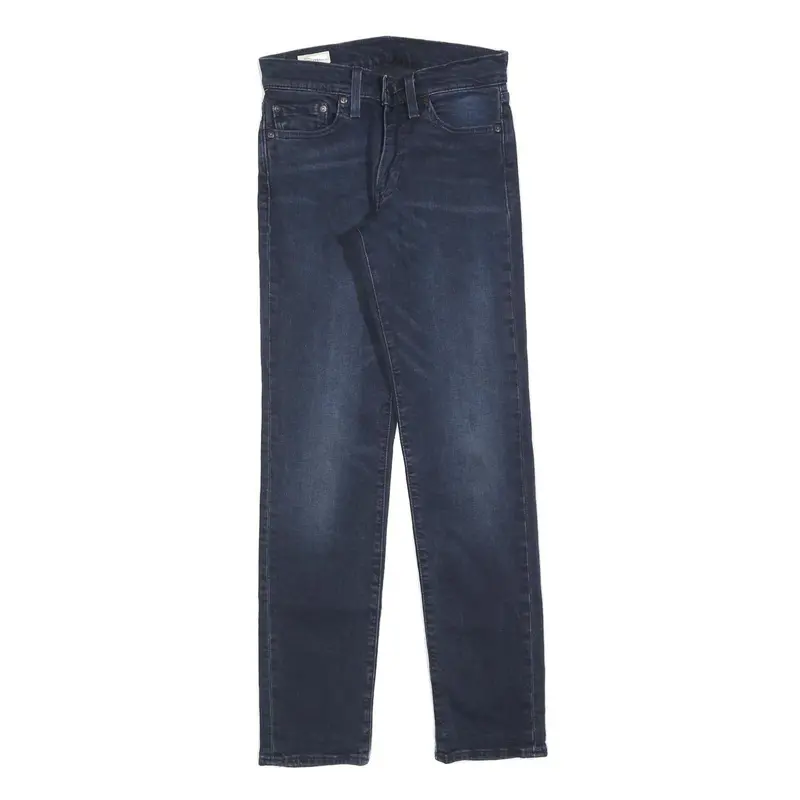 Levi's 511 Big E Mens Slim Jeans Denim Dark W28 L32 Classic Zip Cotton Blend 1