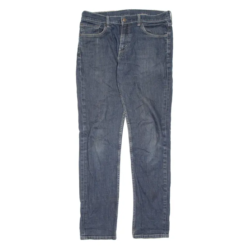 Levi's 511 Jeans Mens Blue Slim Straight W32 L34 1