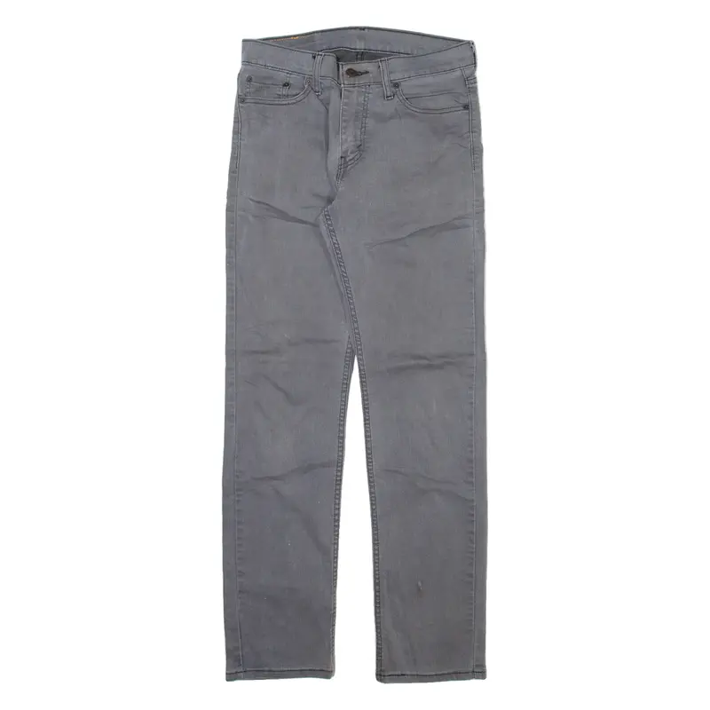 Levi's 511 Jeans Mens Grey Slim Straight Stone Wash W30 L32 1