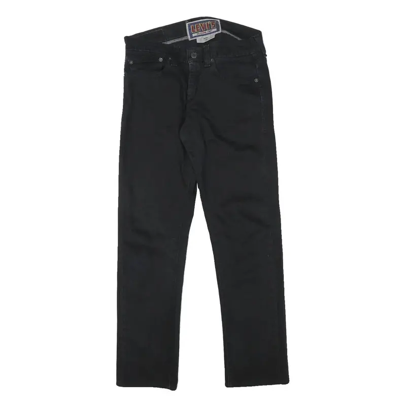 Levi's 511 Mens Jeans Black Slim Skinny Denim W29 L29 Classic Zip Pocket 1