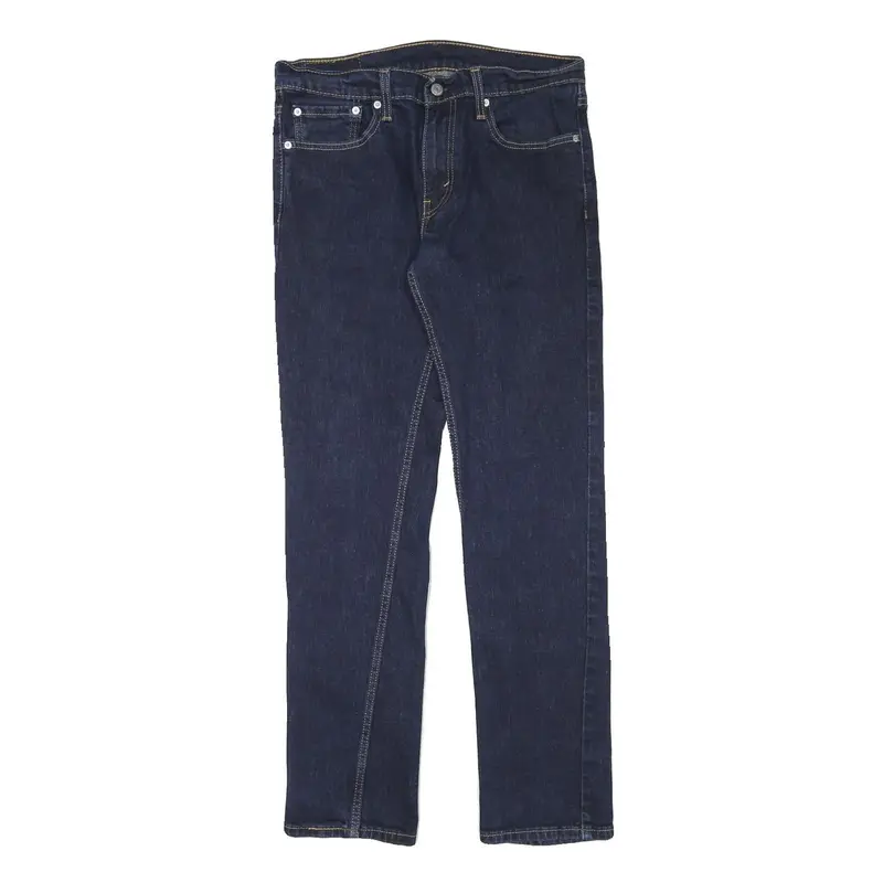 Levi's 511 Mens Jeans Blue Slim Skinny Denim Dark W30 L30 Classic Fit Zip 1