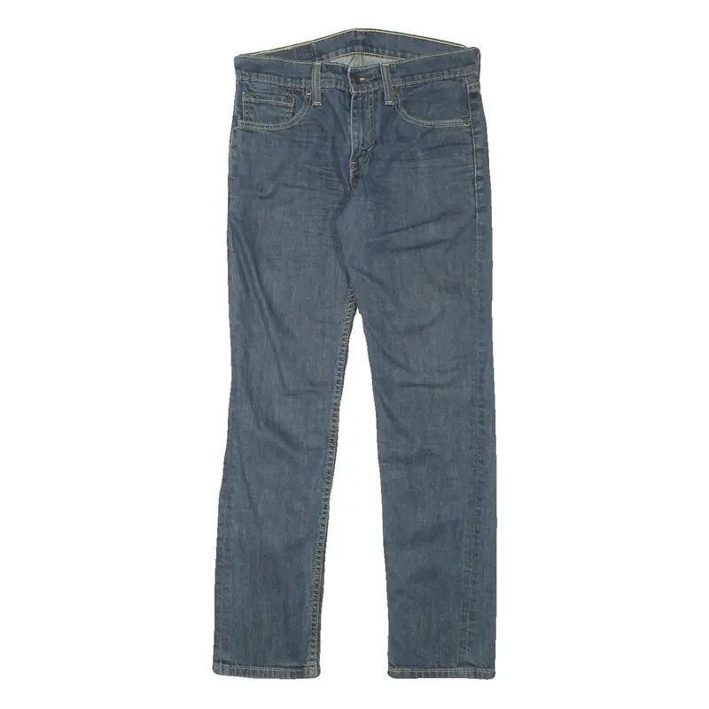 Levi's 511 Mens Jeans Blue Slim Skinny Denim Medium W28 L28 Zip Pocket 1