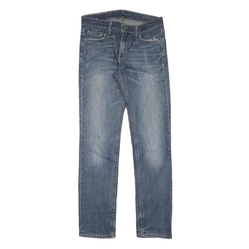 Levi's 511 Mens Jeans Blue Slim Skinny Denim Medium W29 L31 Classic Zip 1