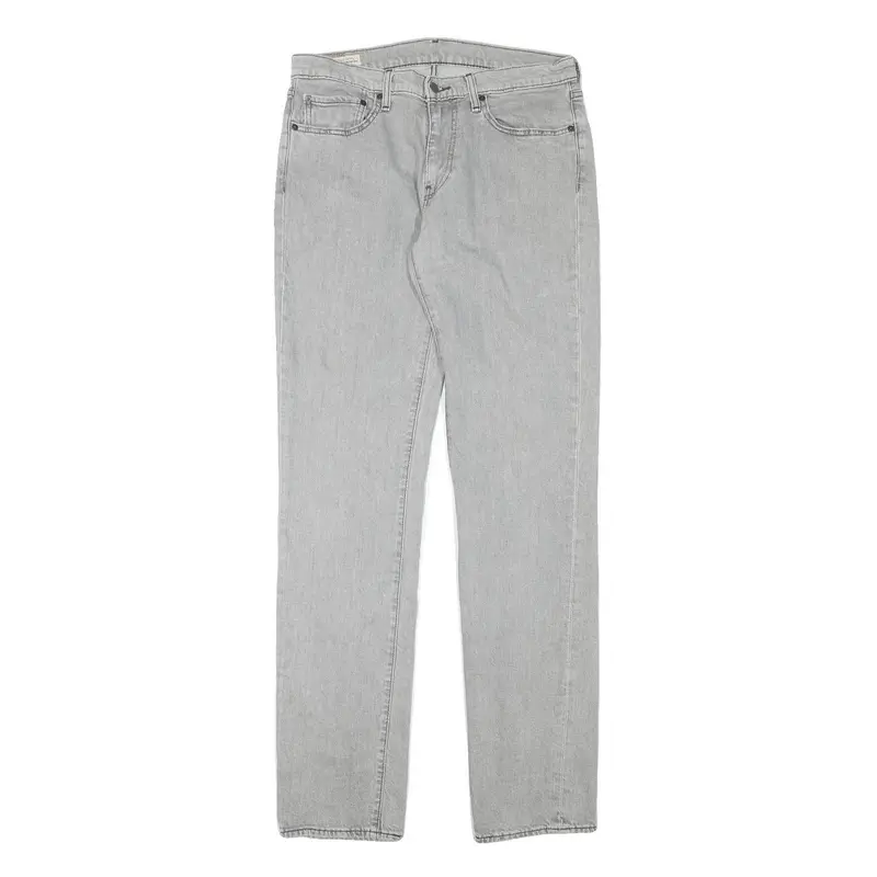Levi's 511 Mens Jeans Slim Skinny Denim Light W32 L36 Classic Cotton Blend Zip 1