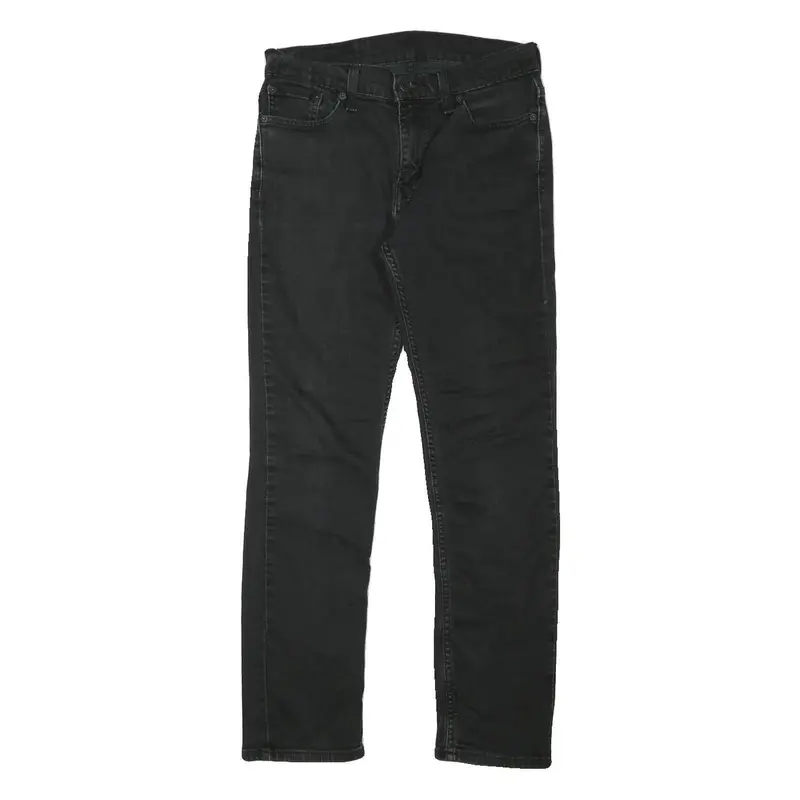 Levi's 511 Mens Regular Skinny Denim Dark W28 L27 Zip Cotton Blend Stylish 1