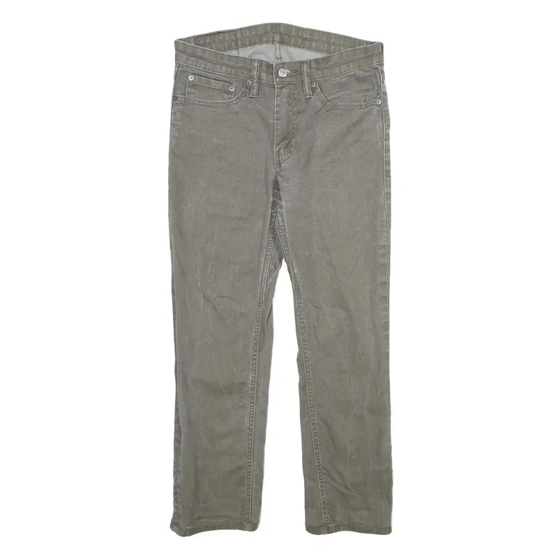 Levi's 511 Slim Mens Jeans Beige Slim Straight Denim W30 L26 Cotton Blend Toggle 1