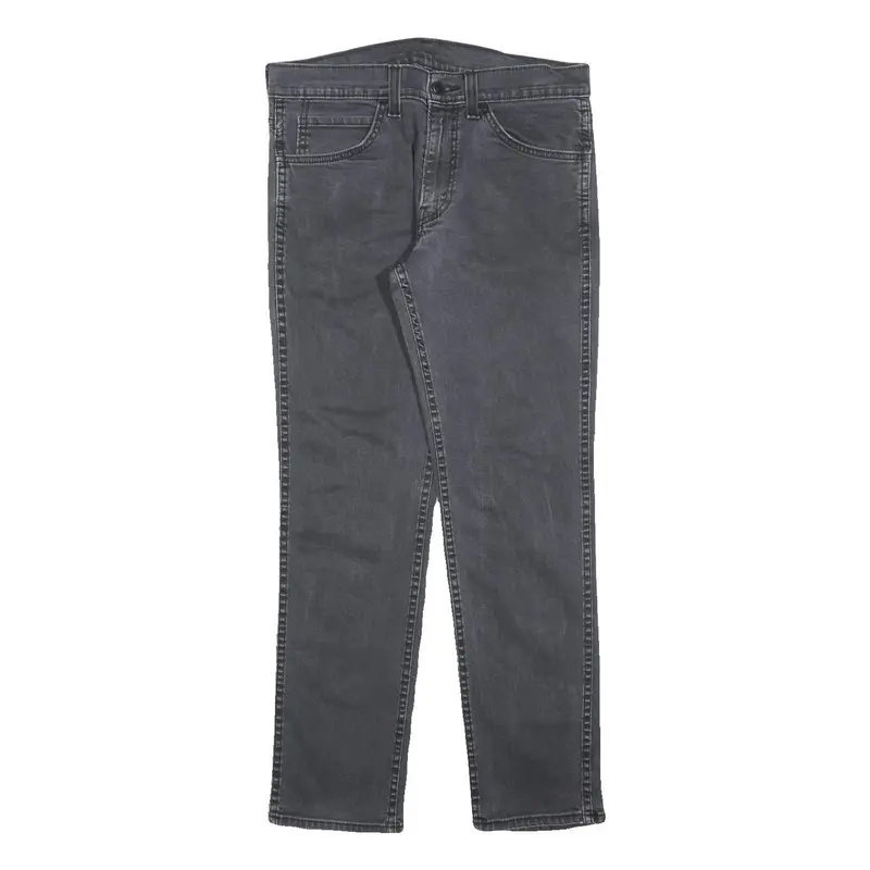 Levi's 511 Slim Mens Jeans Black Slim Skinny Denim Medium W32 L30 1
