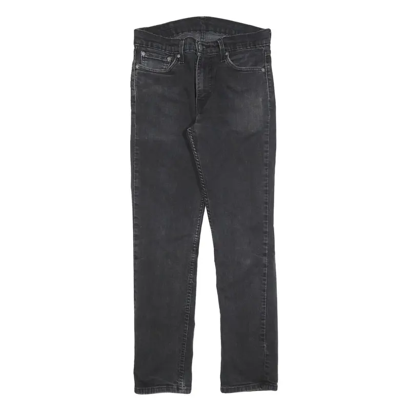 Levi's 511 Slim Mens Jeans Black Slim Skinny Denim Medium W32 L32 1