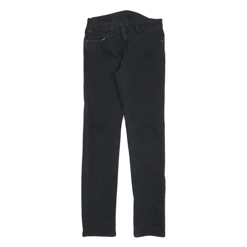 Levi's 511 Slim Mens Jeans Black Slim Skinny Denim W29 L32 Stretch Zip 1