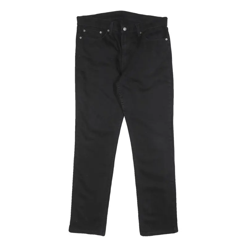 Levi's 511 Slim Mens Jeans Black Slim Skinny Denim W36 L32 Stretch Zip 1