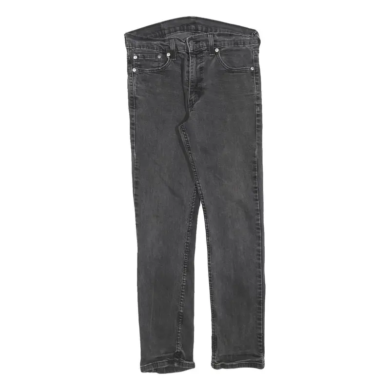 Levi's 511 Slim Mens Jeans Black Slim Slim Denim Medium W32 L30 Stretch 1