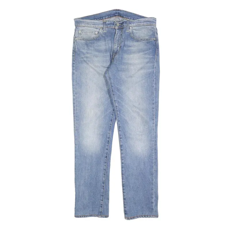 Levi's 511 Slim Mens Jeans Blue Cotton Denim Medium W32 L32 Slim Fit Zip 1