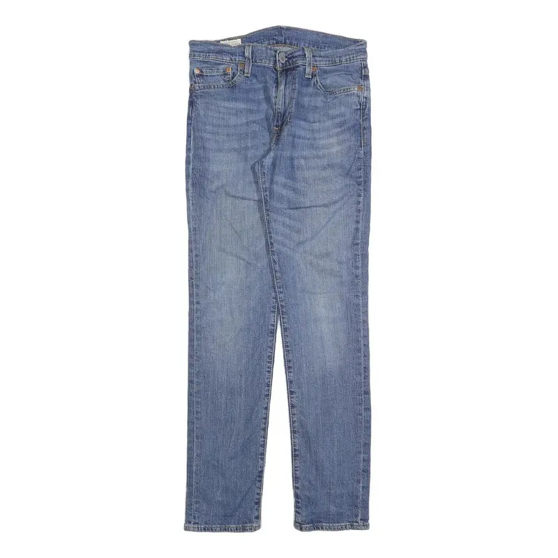 Levi's 511 Slim Mens Jeans Blue Regular Skinny Denim Medium W30 L32 Zip Cotton 1