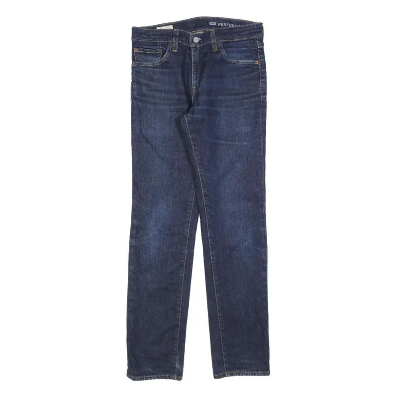Levi's 511 Slim Mens Jeans Blue Slim Skinny Denim Dark W30 L32 Performance 1