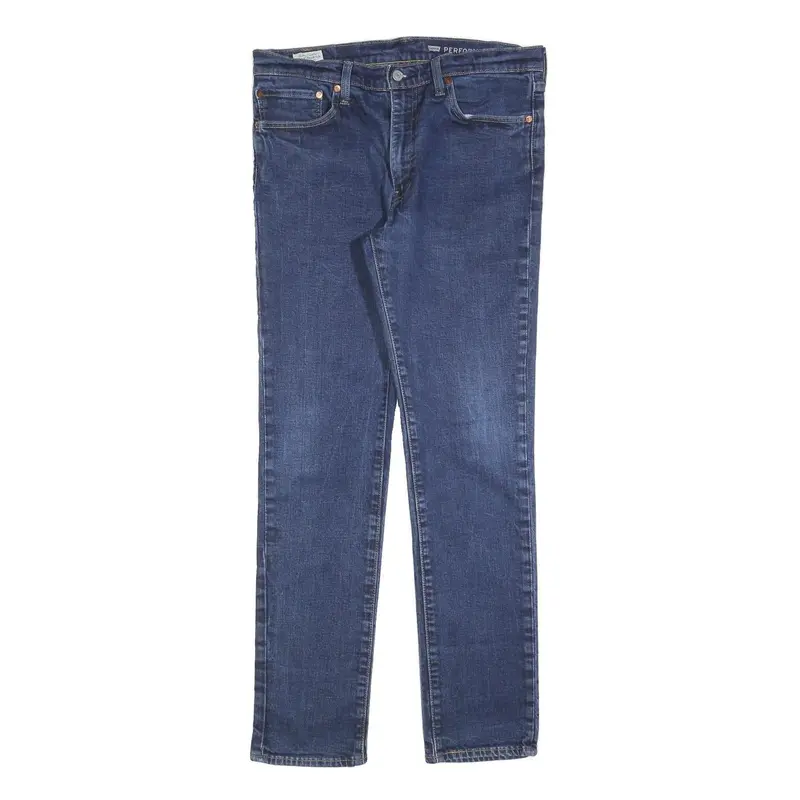 Levi's 511 Slim Mens Jeans Blue Slim Skinny Denim Medium W36 L31 Zip 1
