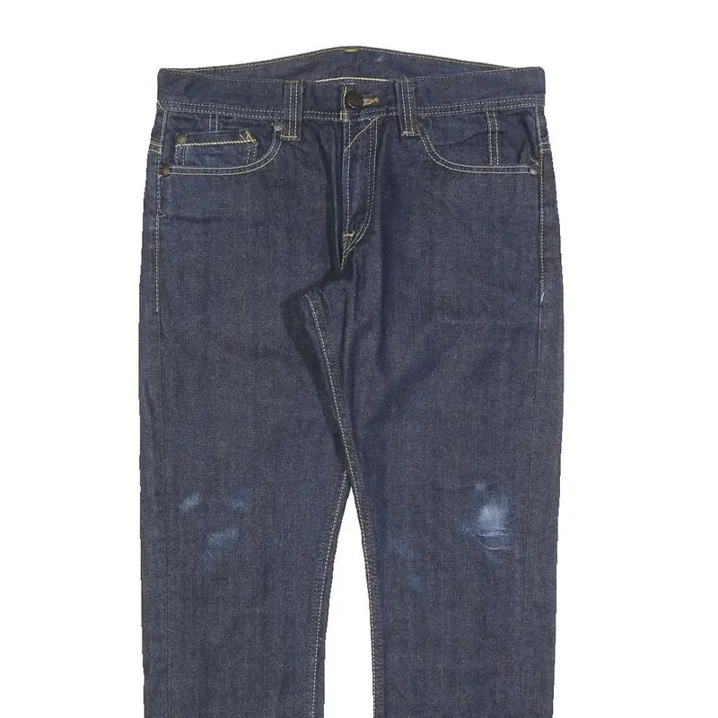 Levi's 511 Slim Mens Jeans Blue Slim Skinny Denim Raw W33 L30 Classic Fit 2