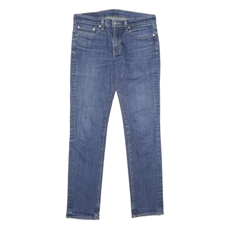 Levi's 511 Slim Mens Jeans Blue Slim Skinny Denim W31 L34 Classic Zip 1