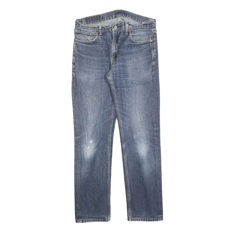 Levi's 511 Slim Mens Jeans Blue Slim Straight Denim Medium W33 L32 Classic Style 1