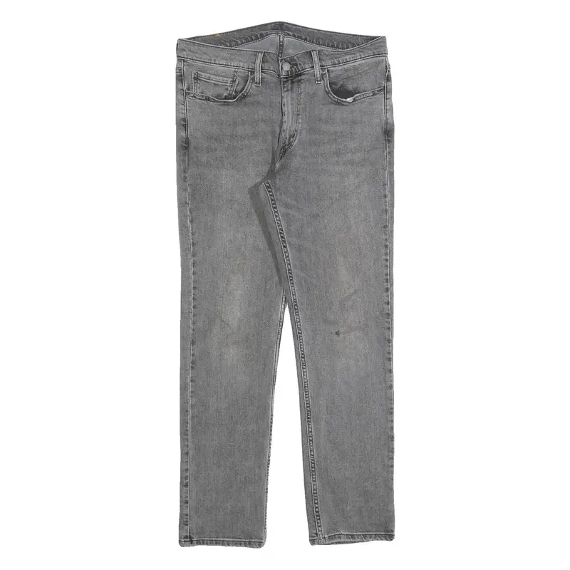 Levi's 511 Slim Mens Jeans Grey Denim Slim Skinny W33 L32 Classic Cotton Blend 1