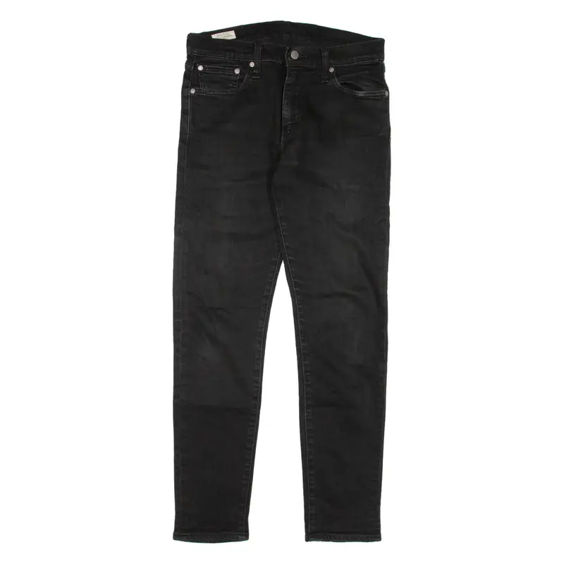 Levi's 512 Big E Jeans Mens Black Slim Tapered W30 L32 1