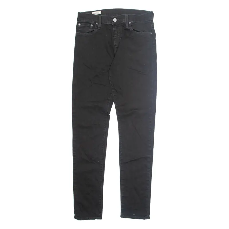 Levi's 512 Big E Jeans Mens Black Slim Tapered W30 L32 1