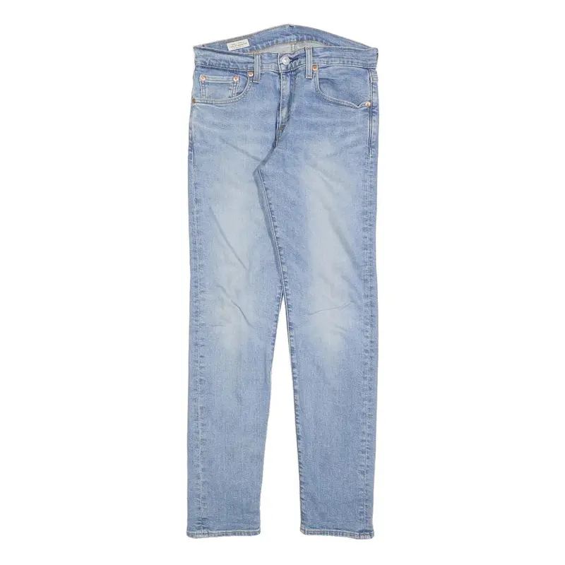 Levi's 512 Big E Mens Jeans Blue Slim Skinny Denim Light W28 L29 Classic Zip 1