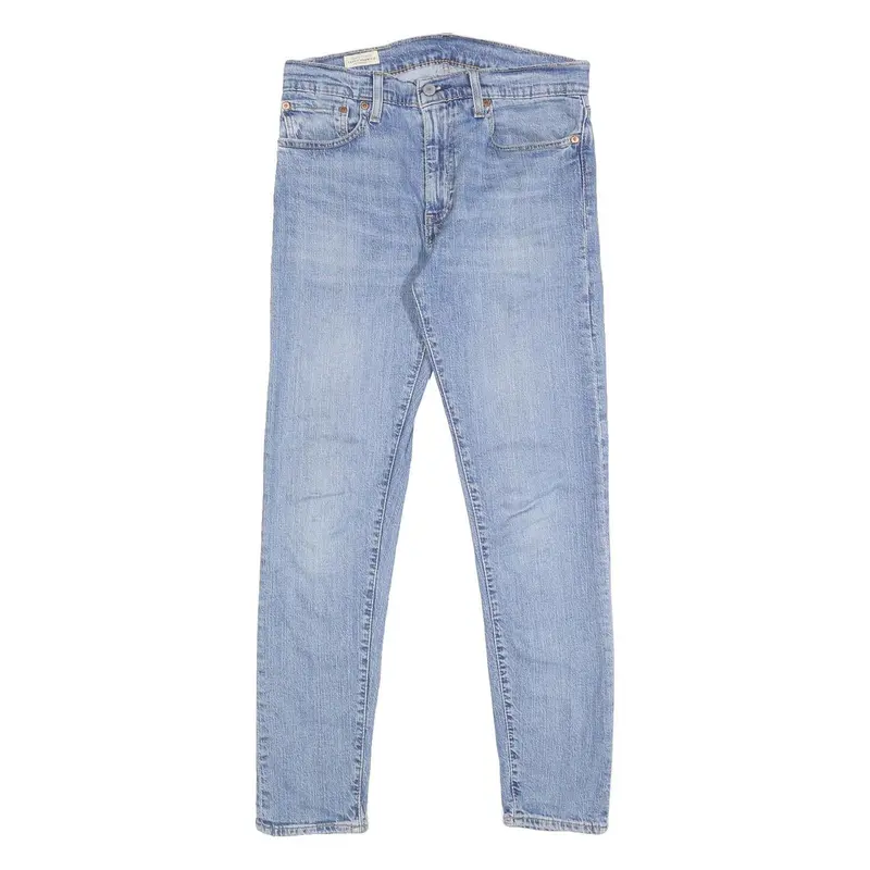 Levi's 512 Big E Mens Jeans Blue Slim Skinny Denim Medium W31 L32 Authentic 1