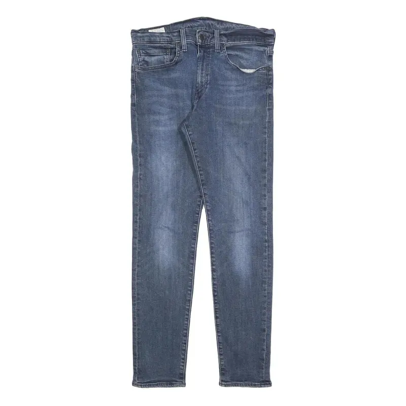 Levi's 512 Big E Mens Jeans Blue Slim Skinny Denim Medium W31 L32 Zip 1