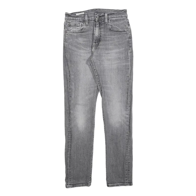 Levi's 512 Big E Mens Jeans Grey Slim Skinny Denim Rinse W29 L29 Stretch 1