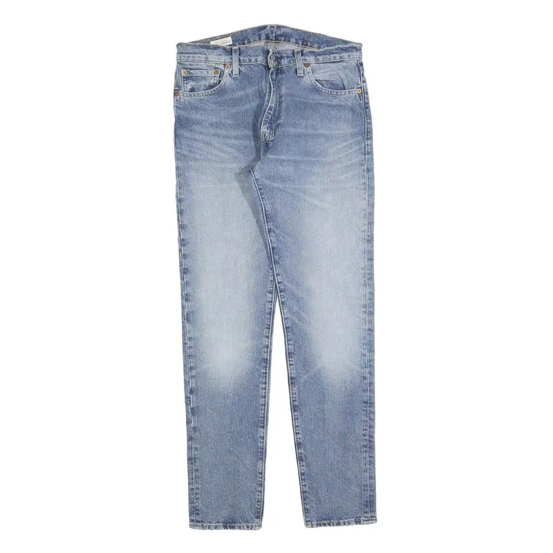 Levi's 512 Big E Mens Slim Denim Light Blue Jeans W30 L32 Classic Zip Closure 1