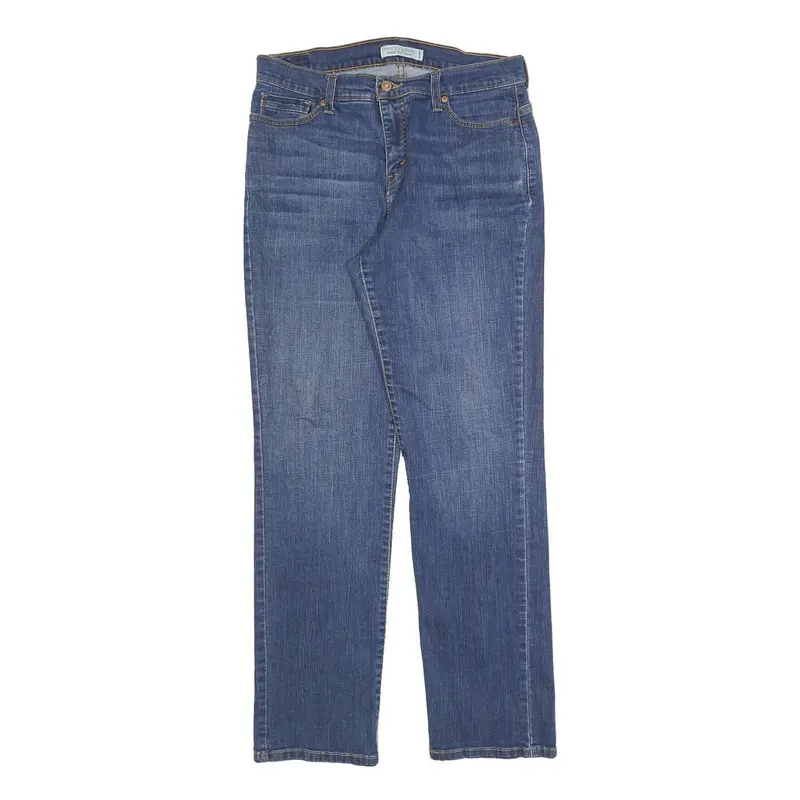 Levi's 512 Bootcut Womens Jeans Blue Cotton Blend Regular W32 L32 Stylish Rivets 1