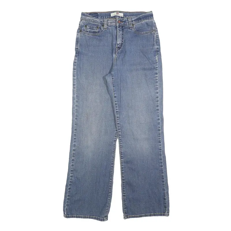 Levi's 512 Bootcut Womens Jeans Blue Regular Cotton Blend Zip W27 L29 Classic 1