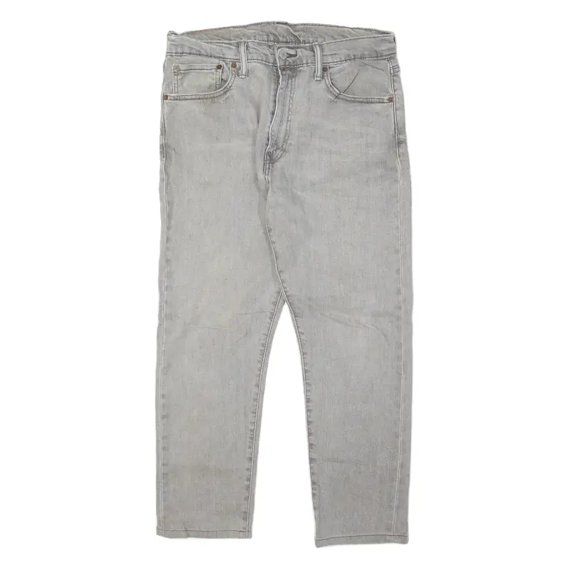 Levi's 512 Jeans Mens Grey Slim Tapered W33 L26 1