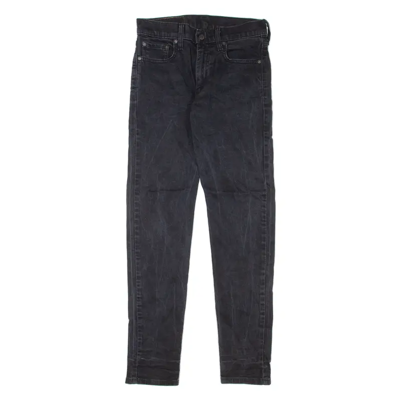 Levi's 512 Lo-Ball Mens Jeans Black Slim Tapered W29 L31 1