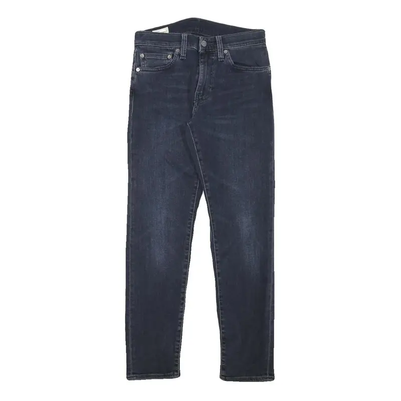 Levi's 512 Mens Slim Blue Denim Medium Jeans W26 L26 Classic Stitching Zip 1