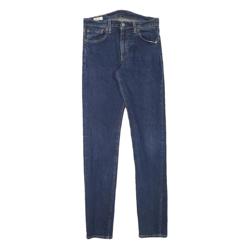 Levi's 512 Tapered Mens Jeans Blue Slim Tapered Denim Raw W28 L32 Stylish Fit 1