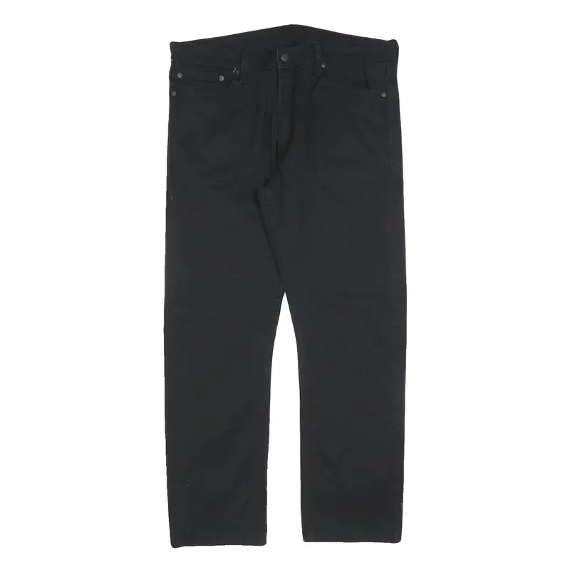 Levi's 513 Mens Jeans Black Regular Straight Denim W36 L30 Zip Cotton Blend 1