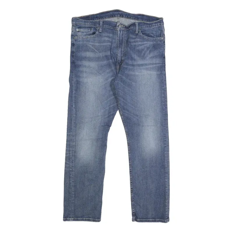 Levi's 513 Mens Slim Jeans Blue Denim W38 L30 Classic Fit Zip Closure 1
