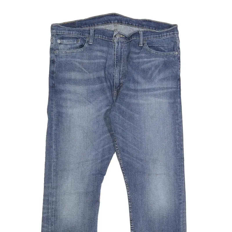 Levi's 513 Mens Slim Jeans Blue Denim W38 L30 Classic Fit Zip Closure 2